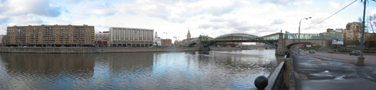 Bogdan Khmelnitsky Bridge Panorama