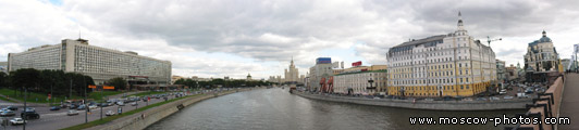 View from Bolshoy Moskvoretsky Bridge