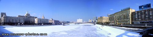 View from Borodinsky Bridge