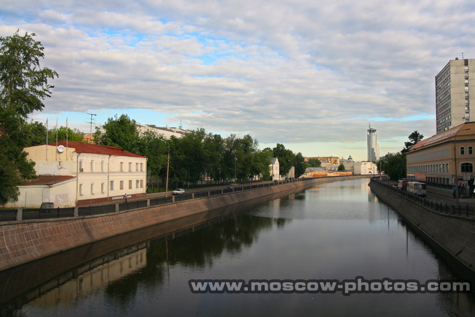 View from Komissariatsky Bridge