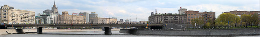 Novoarbatsky bridge panorama