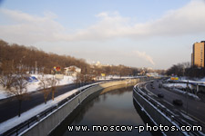 View from Vysokoyauzsky Bridge