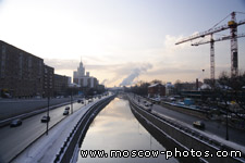 View from Vysokoyauzsky Bridge