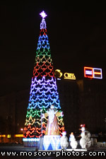 Christmas tree on Poklonnaya Gora