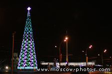 Christmas tree on Poklonnaya Gora