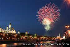 Fireworks over the Kremlin
