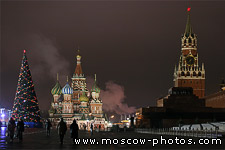 Christmas tree on Red Square