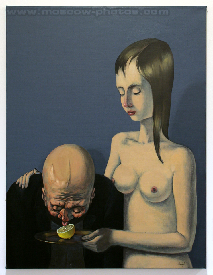 Girl with a lemon. 2005. From the Lemon Eaters series