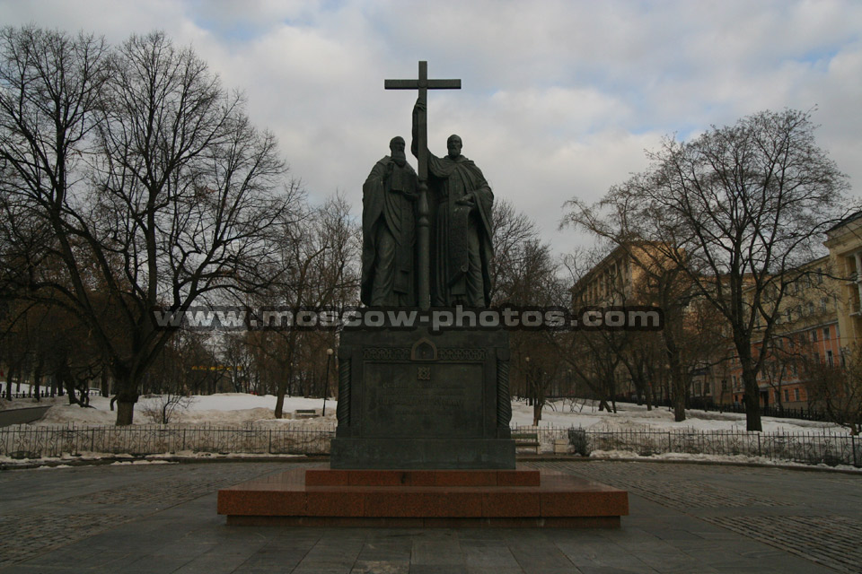 The monument to Kirill and Mephody (Saints Cyril and Methodius)