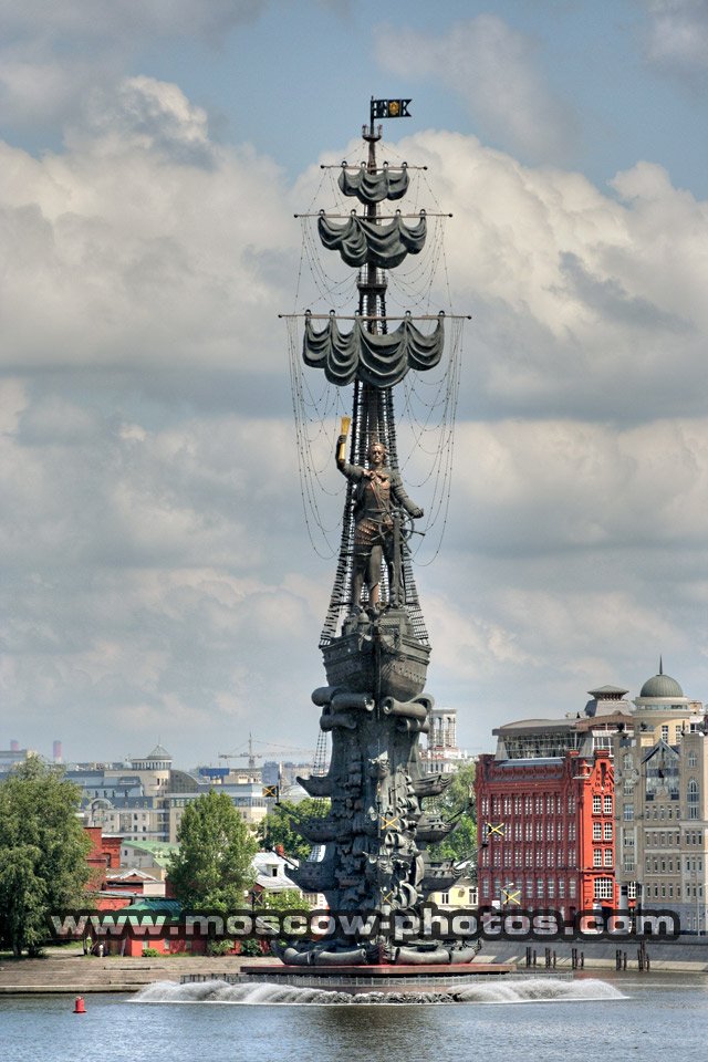 The monument to Peter I (Peter the Great) 