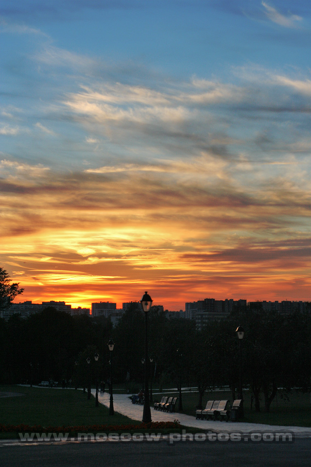 Tsaritsyno sunset