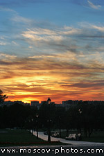 Tsaritsyno sunset