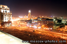 Side view of Paveletsky Railway station