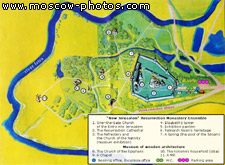 New Jerusalem Resurrection Monastery Ensemble Map