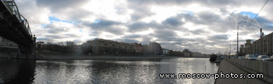 View from Berezhkovskaya naberezhnaya
