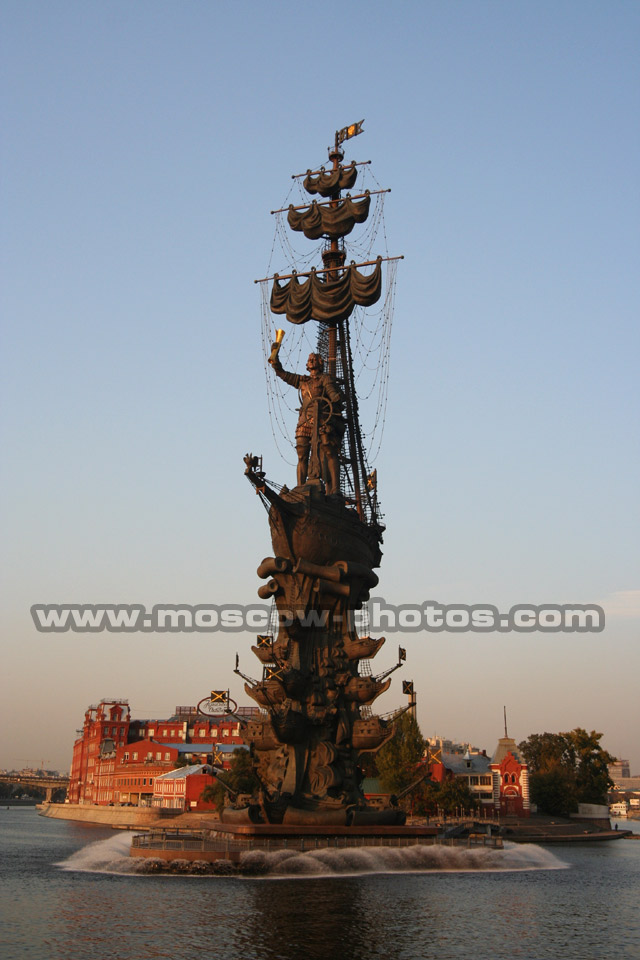 The monument to Peter I (Peter the Great) 