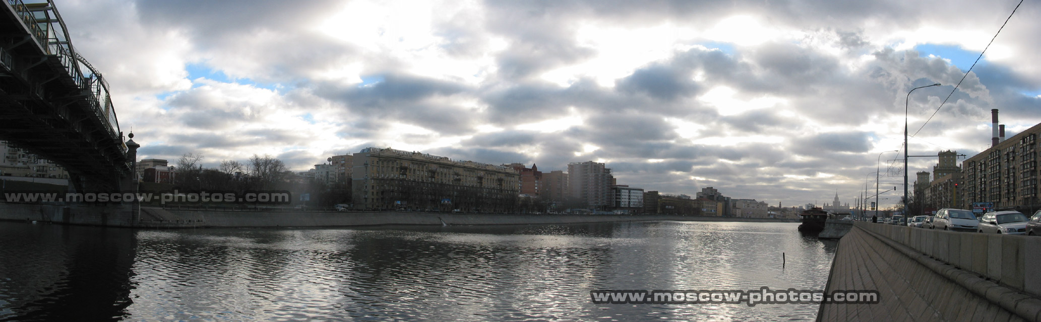 View from Berezhkovskaya naberezhnaya